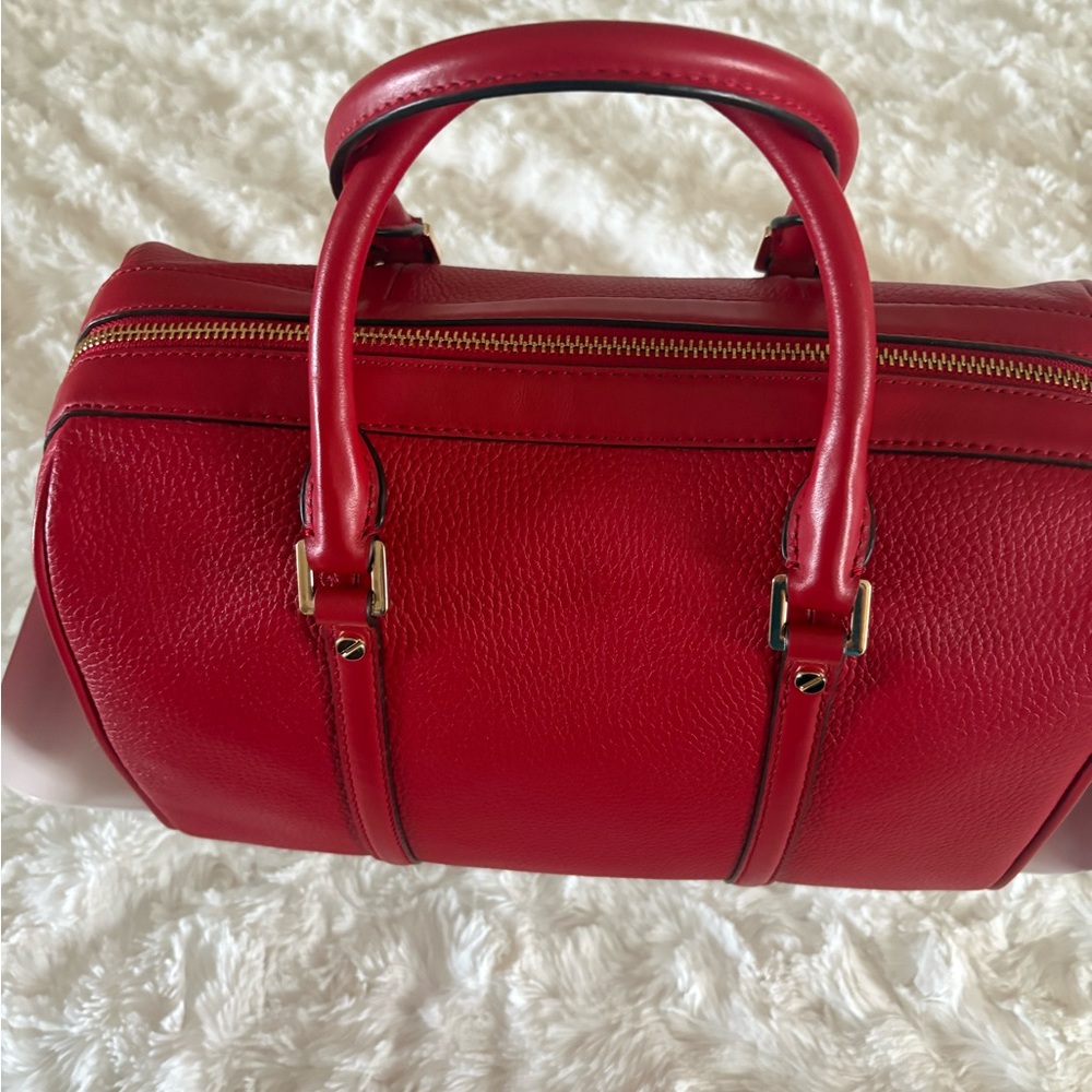 Michael Kors Cherry Red Satchel - Picture 2 of 5